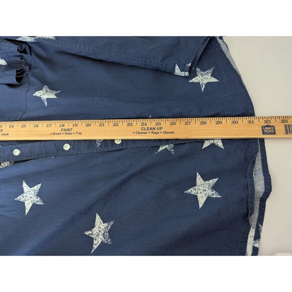 Tackle Tides Mens Stars Shirt XL Button Down Patriotic Dallas Cowboys Texas USA - Picture 11 of 12